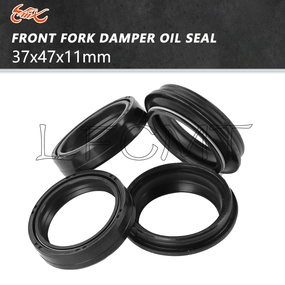 Fork Oil Seal - 4/8PCS 37x47x11 Front Fork Damper Shock