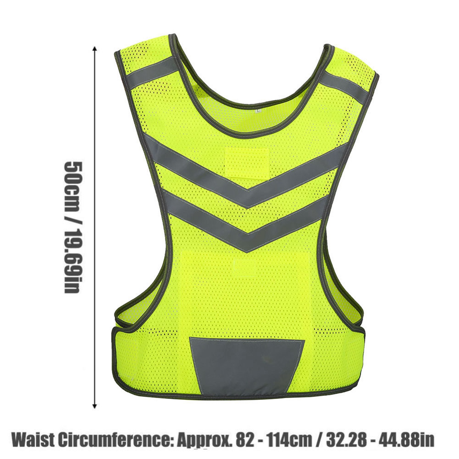 Mountain Biking Vest - High Visibility Adjustable Reflective Safety Vest