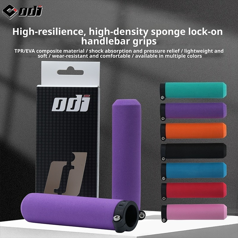 Mtb Grip Lock On - ODI EVA Lock-on Bike Grips High