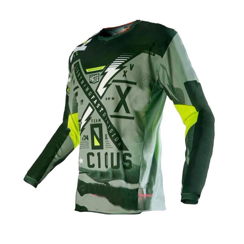 MTB Downhill Printed Motocross - đánh giá và giá Mountain Biking Trails