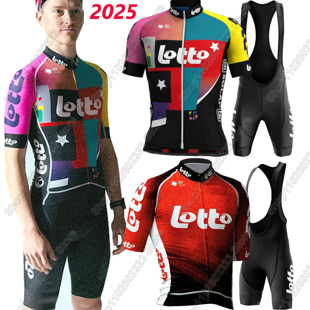Lotto team 2025 cycling jersey - đánh giá và giá Mountain Biking Uniform