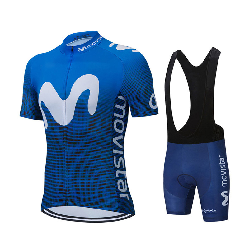 Mùa Hè Mới Movistar Đội Đi Xe  - đánh giá và giá Mountain Biking Apparel