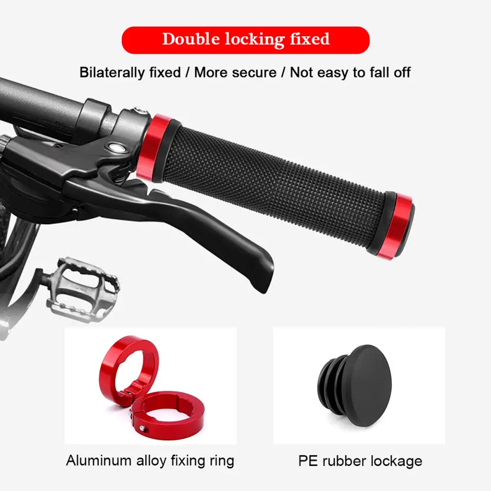 Bicycle Rubber Grips MTB Alloy - đánh giá và giá Mtb Grip Lock On