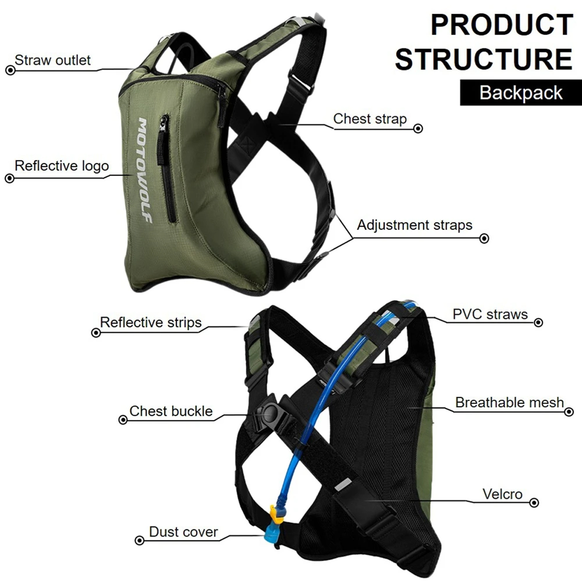 Motorcycle Cycling Hydration P - đánh giá và giá Mountain Biking Rucksack