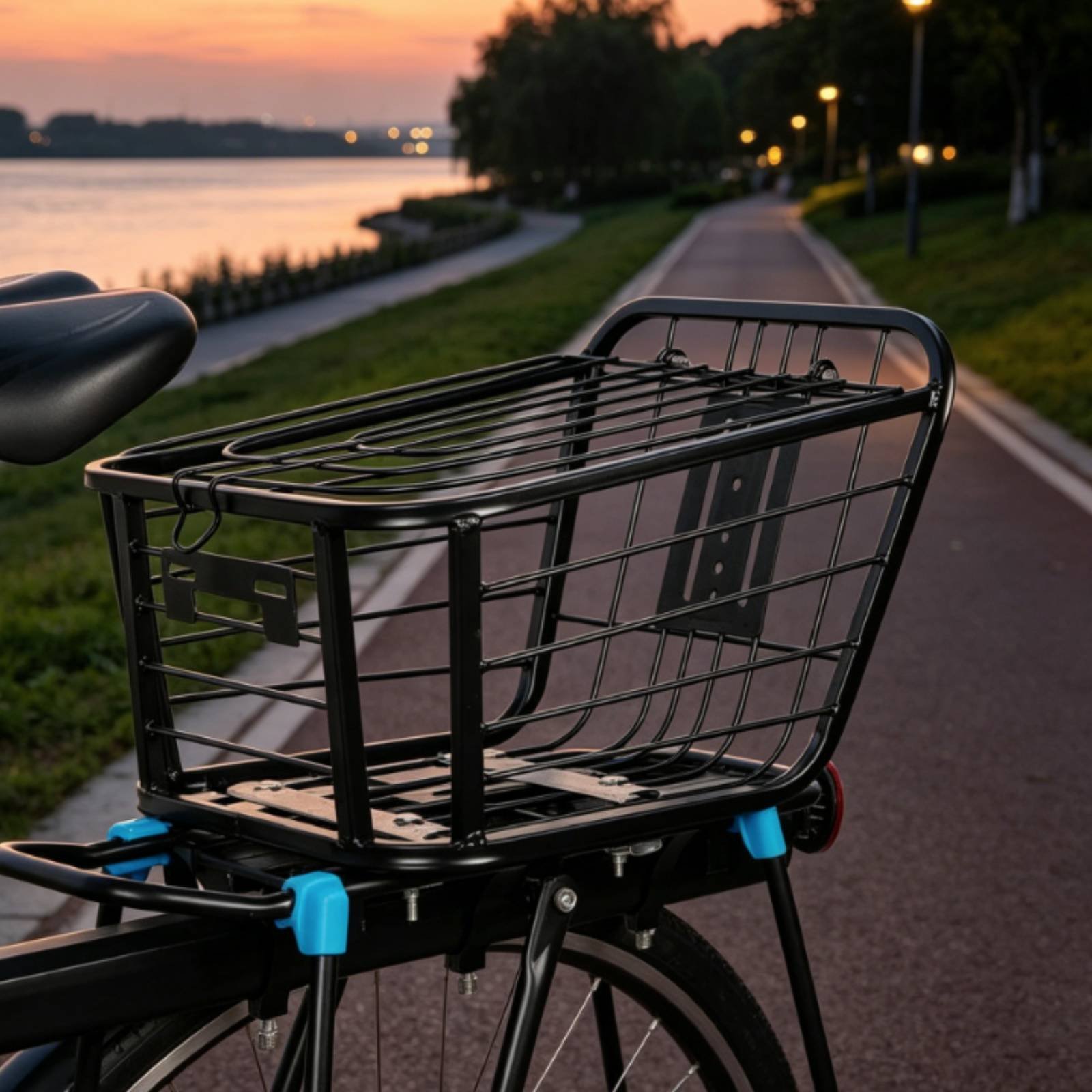 Folding Rear Bike Basket Folda - đánh giá và giá Mountain Biking Gear