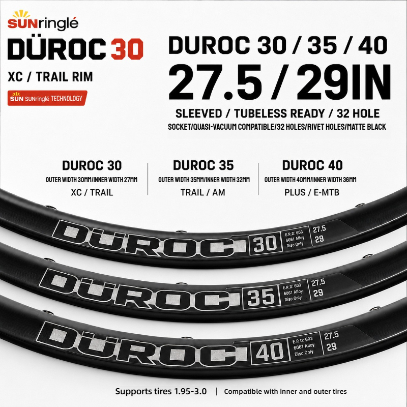 DUROC 30 35 40 MTB Rim 27.5 29 - đánh giá và giá Mountain Biking Trails