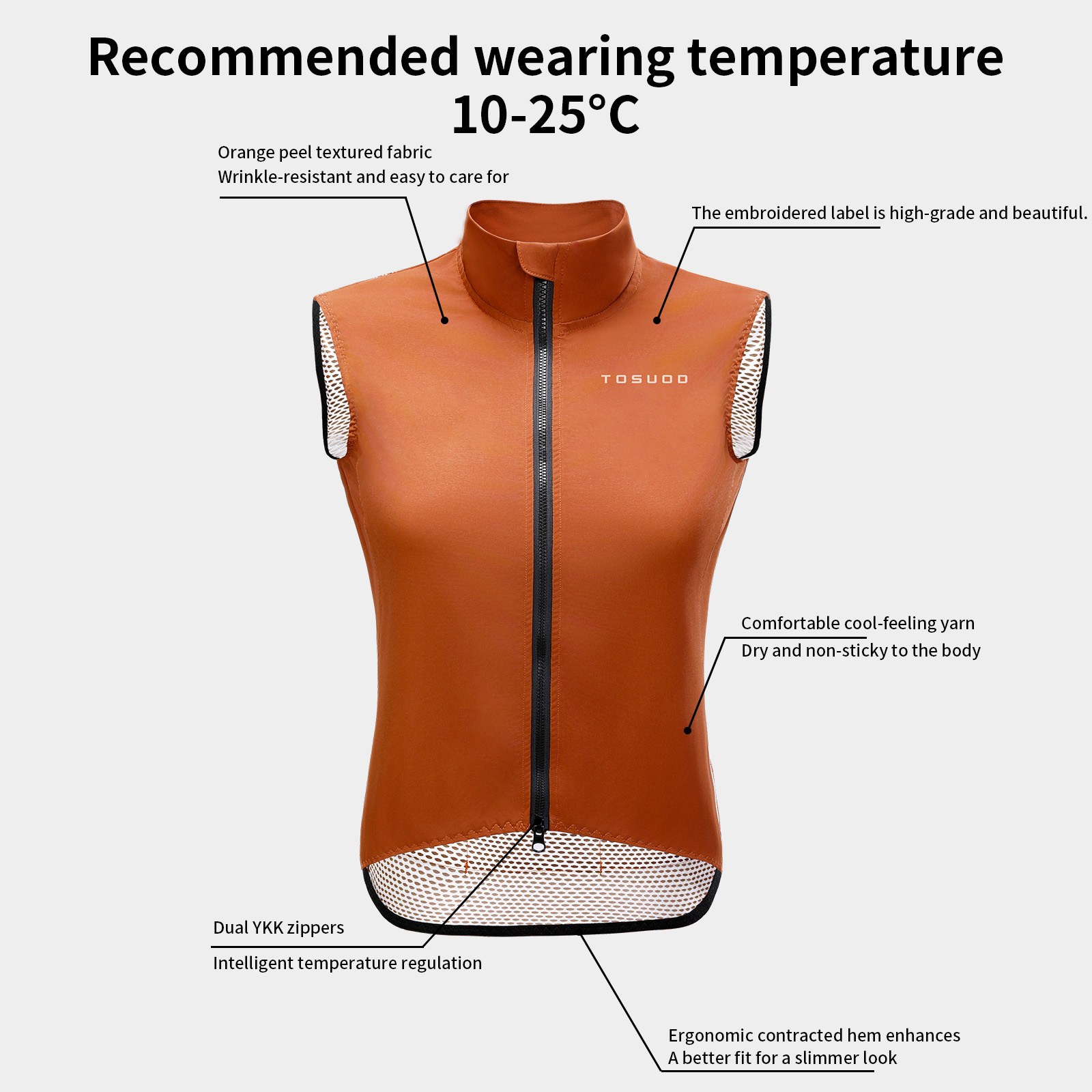 TOSUOD Women Jerseys Windproof - đánh giá và giá Mountain Biking Vest