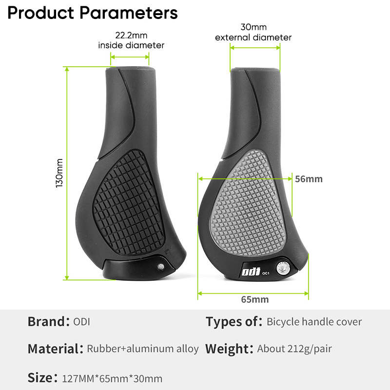 ODI OC1 Bicycle Handles Ergono - đánh giá và giá Mtb Grip Lock On