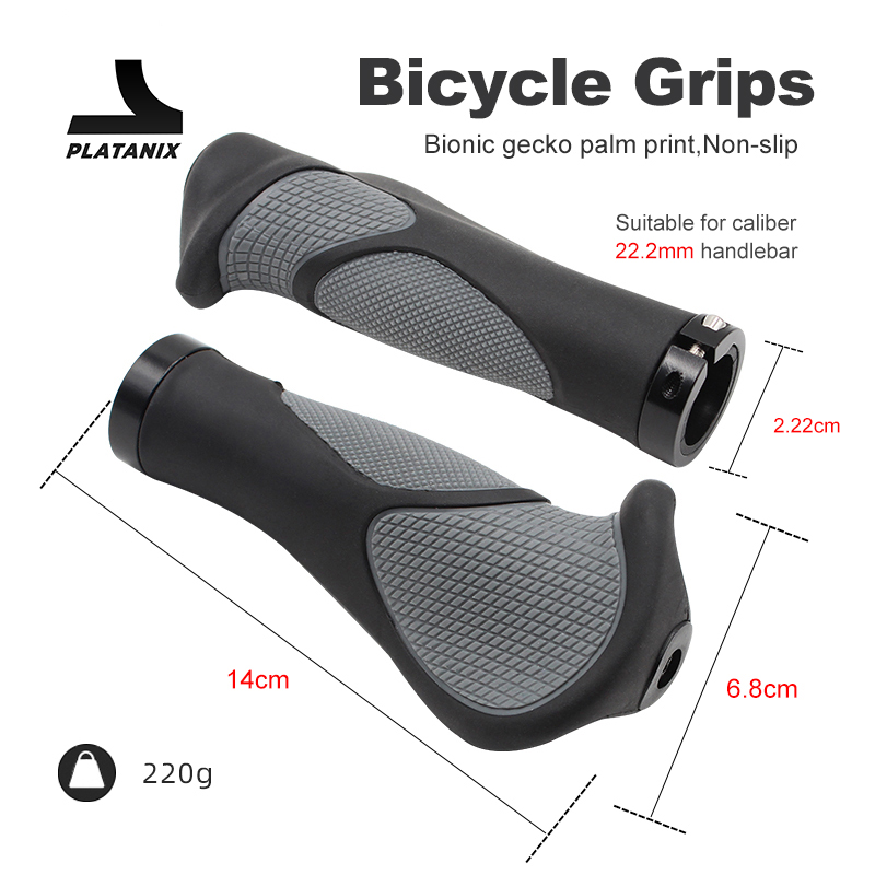 PLATANIX Ergonomic Bicycle Gri - đánh giá và giá Mtb Grip Lock On