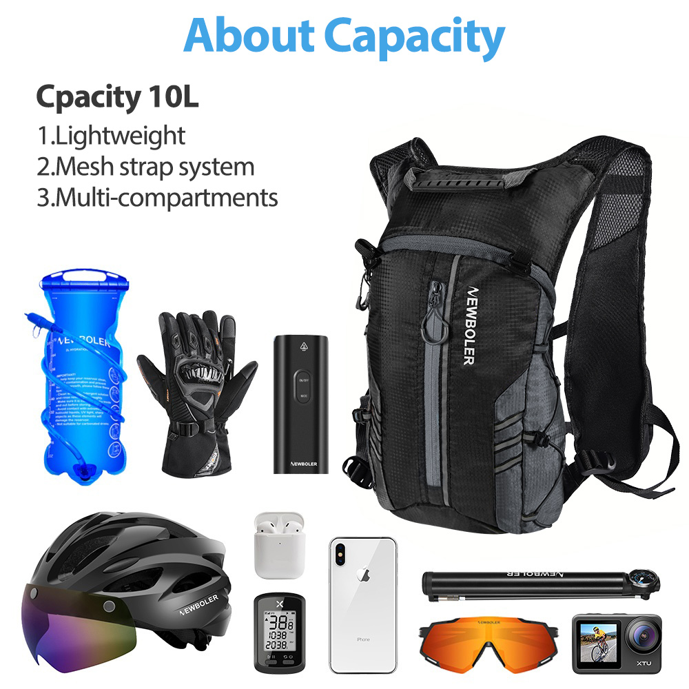NEWBOLER Outdoor Breathable Sp - đánh giá và giá Mountain Biking Rucksack