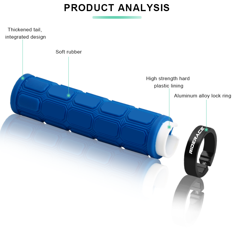 RIDERACE Bicycle Handle Bar Co - đánh giá và giá Mtb Grip Lock On